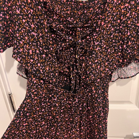 Free People Florence Tie Back Mini Dress - Size M - Picture 6 of 10